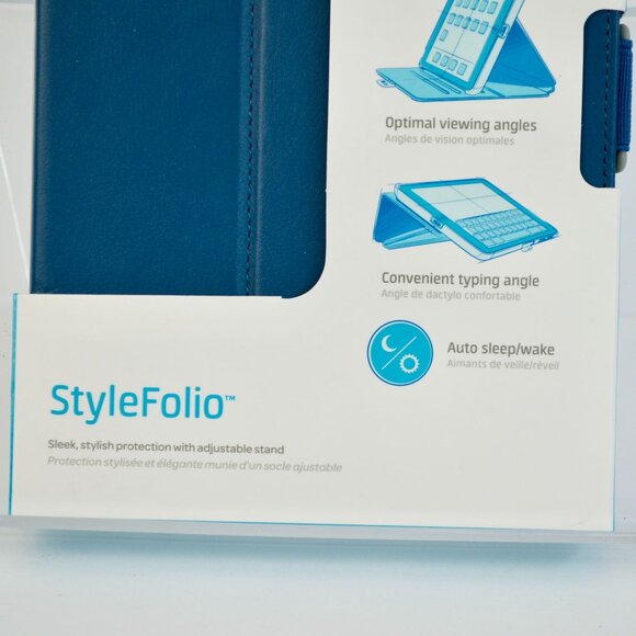 Speck All iPad mini 2 3 StyleFolio Teal Blue Case New - Picture 3 of 5